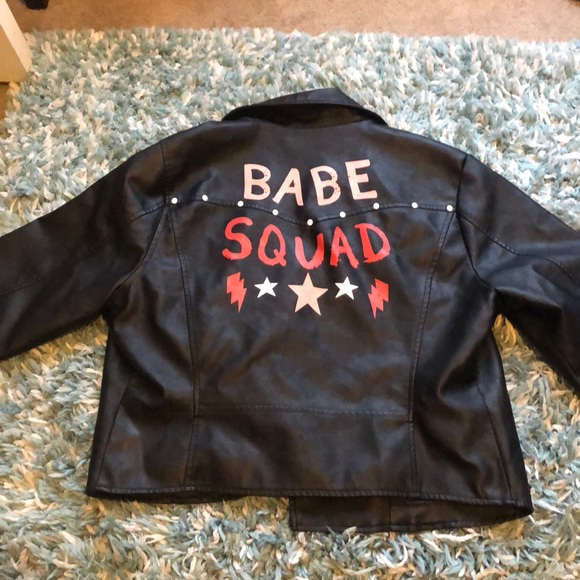 Black biker jacket - Picture 2 of 2